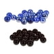 thumbnail image 5 of Paquete De 40 Canicas De Vidrio Surtidas De 16 Mm, Juego Tradicional, Juguete Negro/azul, 5 of 5