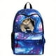 thumbnail image 2 of Fashionable & Durable Starry Sky & Cat Print Backpack - Perfect for School, Travel & Commuting!, 2 of 4