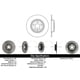 thumbnail image 2 of Disco Freno para auto Jaguar E-Pace 2017-2023 Trasero, 2 of 3