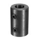 thumbnail image 1 of Acoplamiento de Eje 5/8" Diámetro, 1-1/4" OD, 2" Longitud, Acero Rígido con Recubrimiento de Óxido Negro, (2 Tornillos de Fijación), 1 of 5