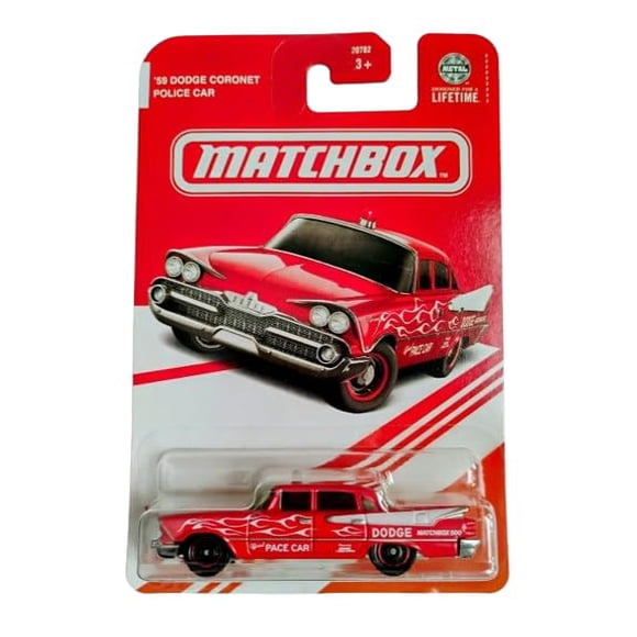 Auto Diecast Mattel Matchbox Dodge Coronet Policía 1959