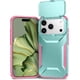 thumbnail image 1 of Funda Resistente para iPhone 17 Pro con Tapa Deslizante y Protección Militar Verde, 1 of 6