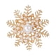 thumbnail image 2 of Broche De Copo De Nieve Elegante Broche De Copo De Nieve De Invierno Para Vestir Ropa Bufanda Oro, 2 of 5