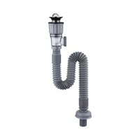 Magideal - Juego De Drenaje Para Fregadero De Baño, Tubería De Drenaje Con Tapón De Fregadero Antiobstrucción/Tubo De Drenaje De Repuesto Para Cocina/Baño/Hotel