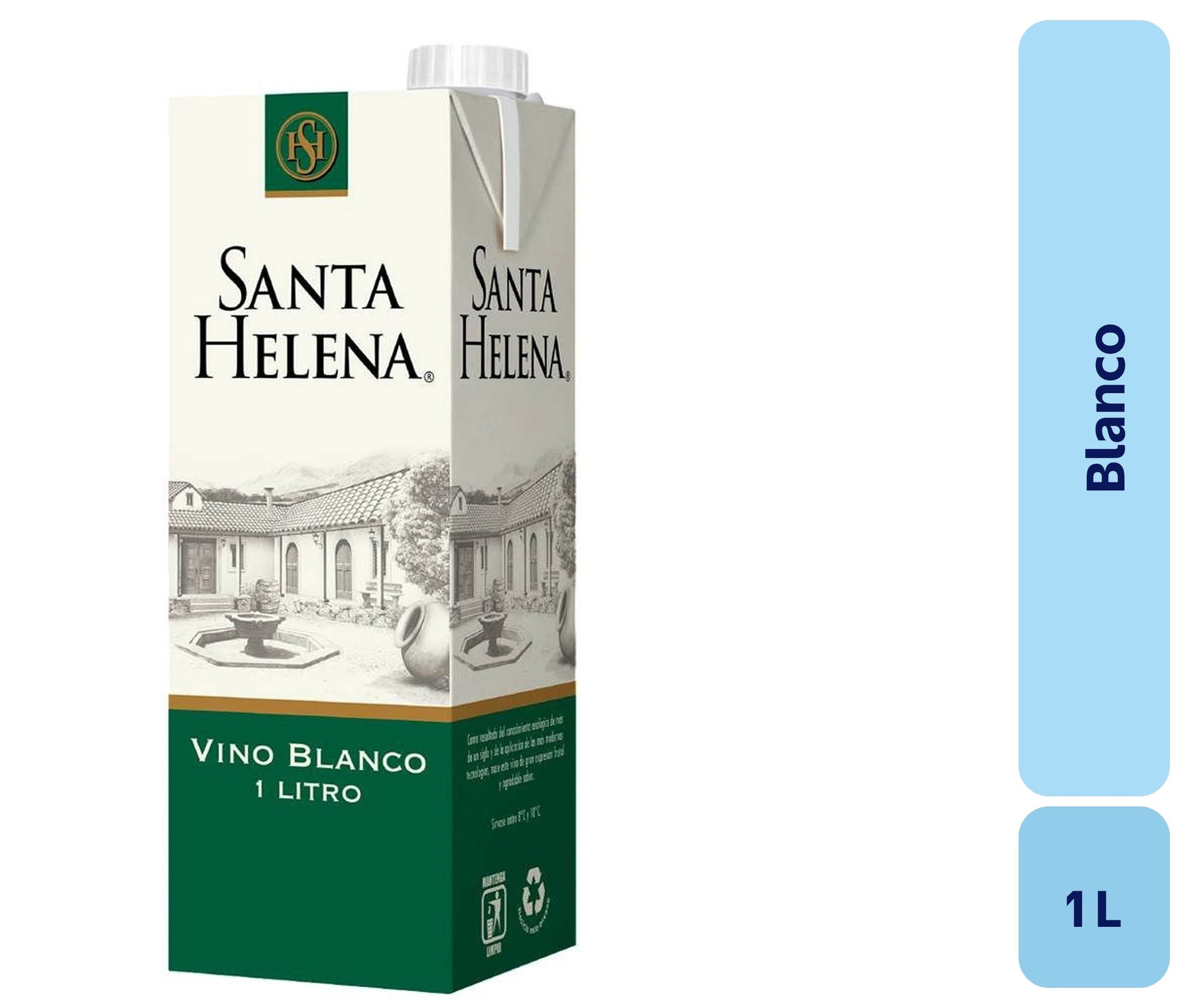 Vino Blanco Caja 1 L Santa Helena