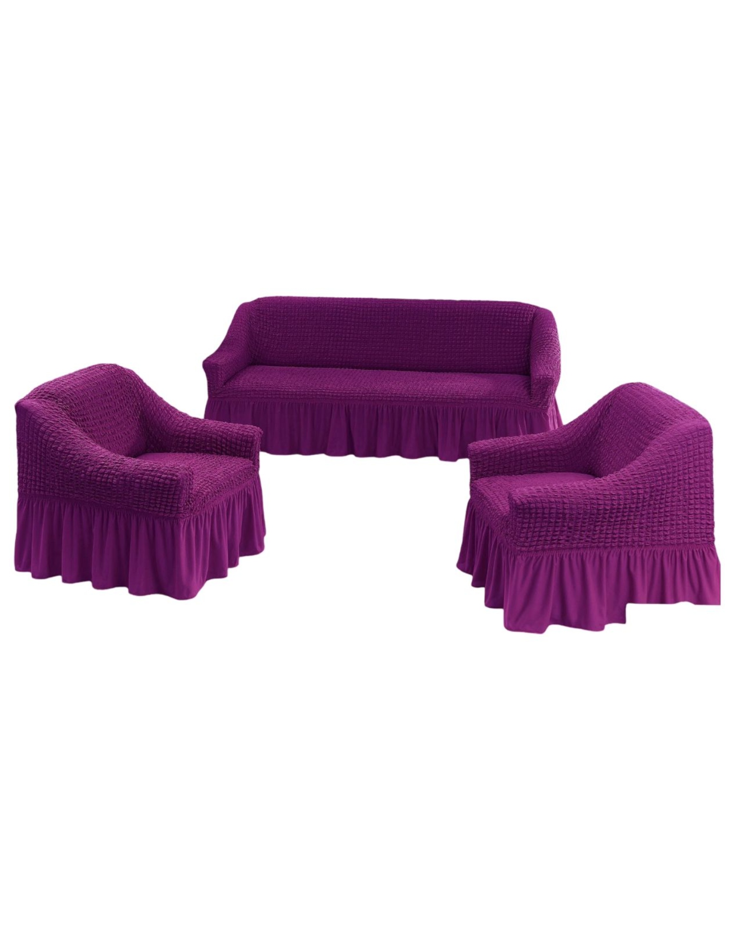 Genérico - Set De Fundas Turkas Cuadrille 3+1+1 D5.2