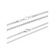thumbnail image 3 of Cadena Believe para Hombre de Acero Inoxidable de 56 cm y 4 mm, Set de 2, 3 of 3