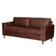 thumbnail image 2 of Sofa Milan 3C Con Resortes Pocket Cuero Kentucky Café Moro, 2 of 7
