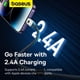 thumbnail image 2 of Cable USB-A a Lightning 1 m Ultra Resistente Irrompible Series (Gris) - Baseus, 2 of 4