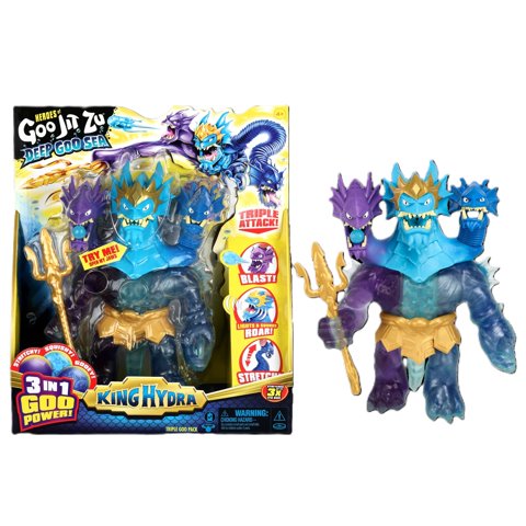 Boing Toys - Goo Jit Zu Deep Sea King Hydra 9,5 Luces & Sonidos Fig. Lujo