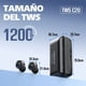 thumbnail image 5 of Audífonos Bluetooth Kbod Tws C20 Con Powerbank En Su Estuche Negro, 5 of 7