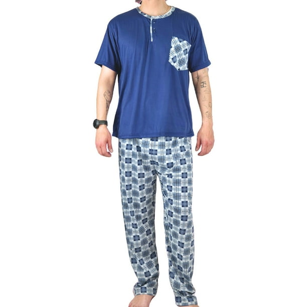 Pijama Hombre Verano Polera Manga Corta 540
