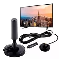 Genérico - Antena Tv Digital Abierta Hd Tvd Interior 360 Coaxial