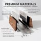 thumbnail image 3 of Soporte vertical para portátil muso wood de nogal con dock ajustable, 3 of 7