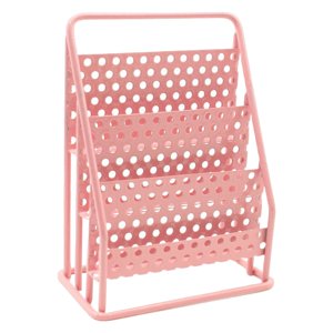 Magideal - Estante De Almacenamiento En Miniatura Hecho A Mano, Organizador De Exhibición De Almacenamiento, Estantería De Miniatura Para Revistas,