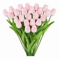 Genérico - Tulipanes Artificiales 34 Ramos 34 Cm