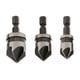 thumbnail image 4 of 3pc 1/4" Hex 12, 16,19mm Juego De Brocas Avellanadoras Para Madera Y Metal, 4 of 4