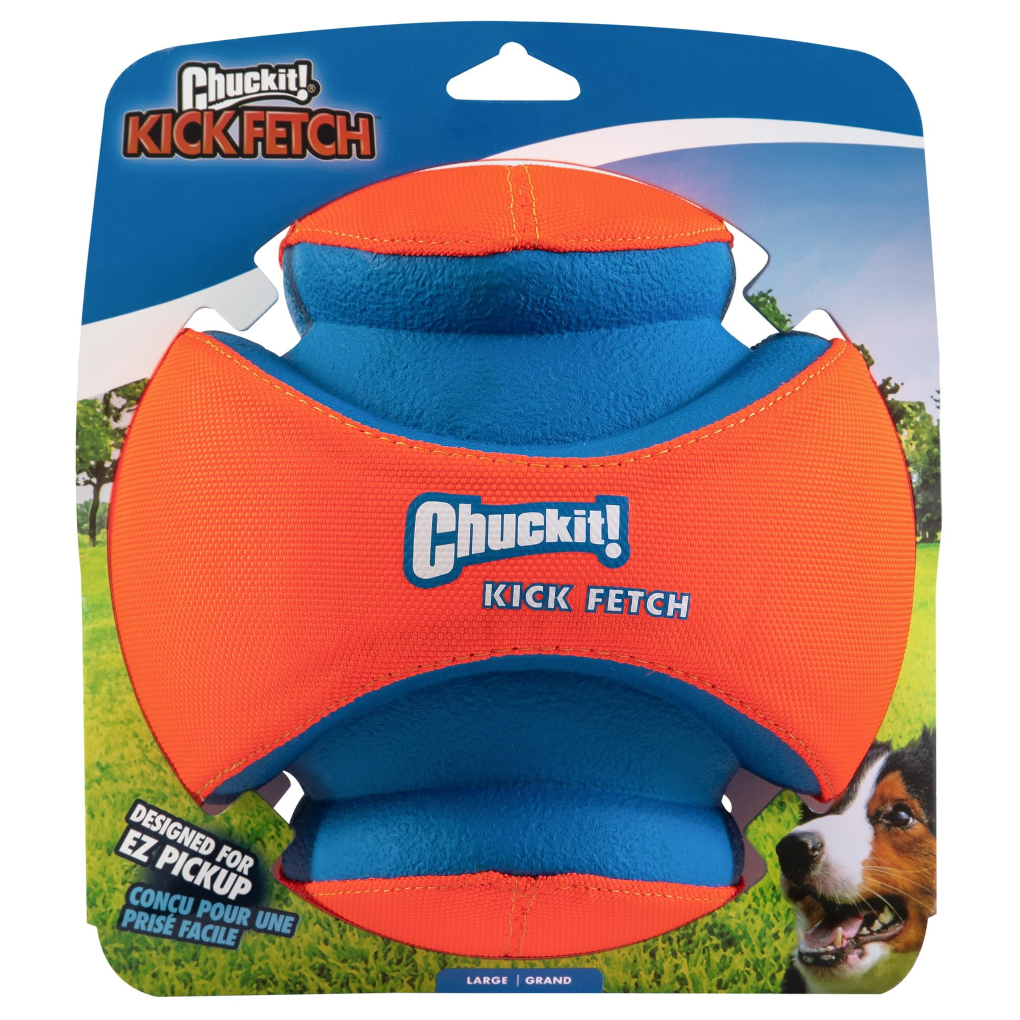 Chuckit! - Pelota De Juguete Para Perros Chuckit Kick Fetch, Grande, Para Padres De Mascotas