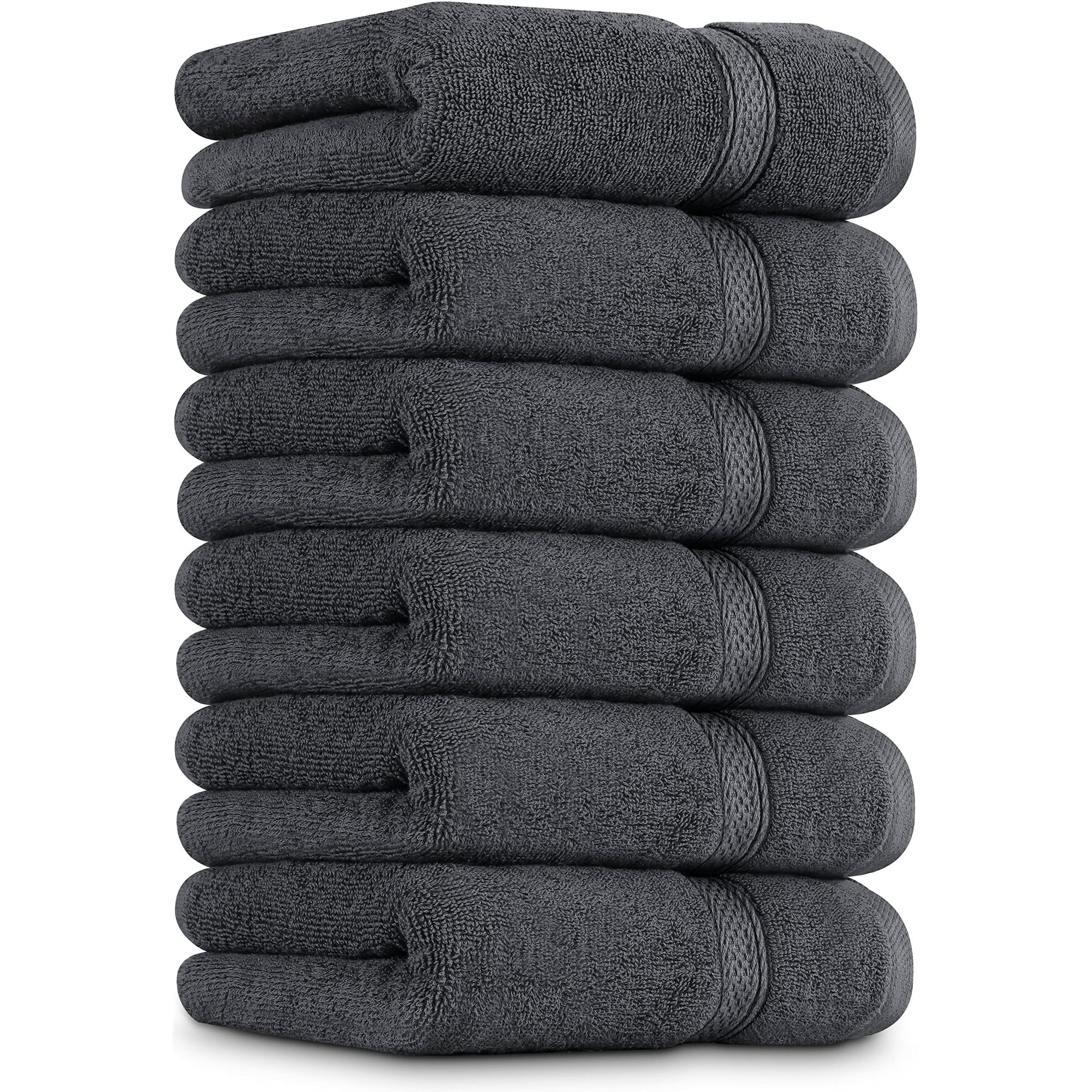 Toallas De Mano Utopia Towels Premium, 100% Algodón, 16 X 28 Cm, Gris 6p