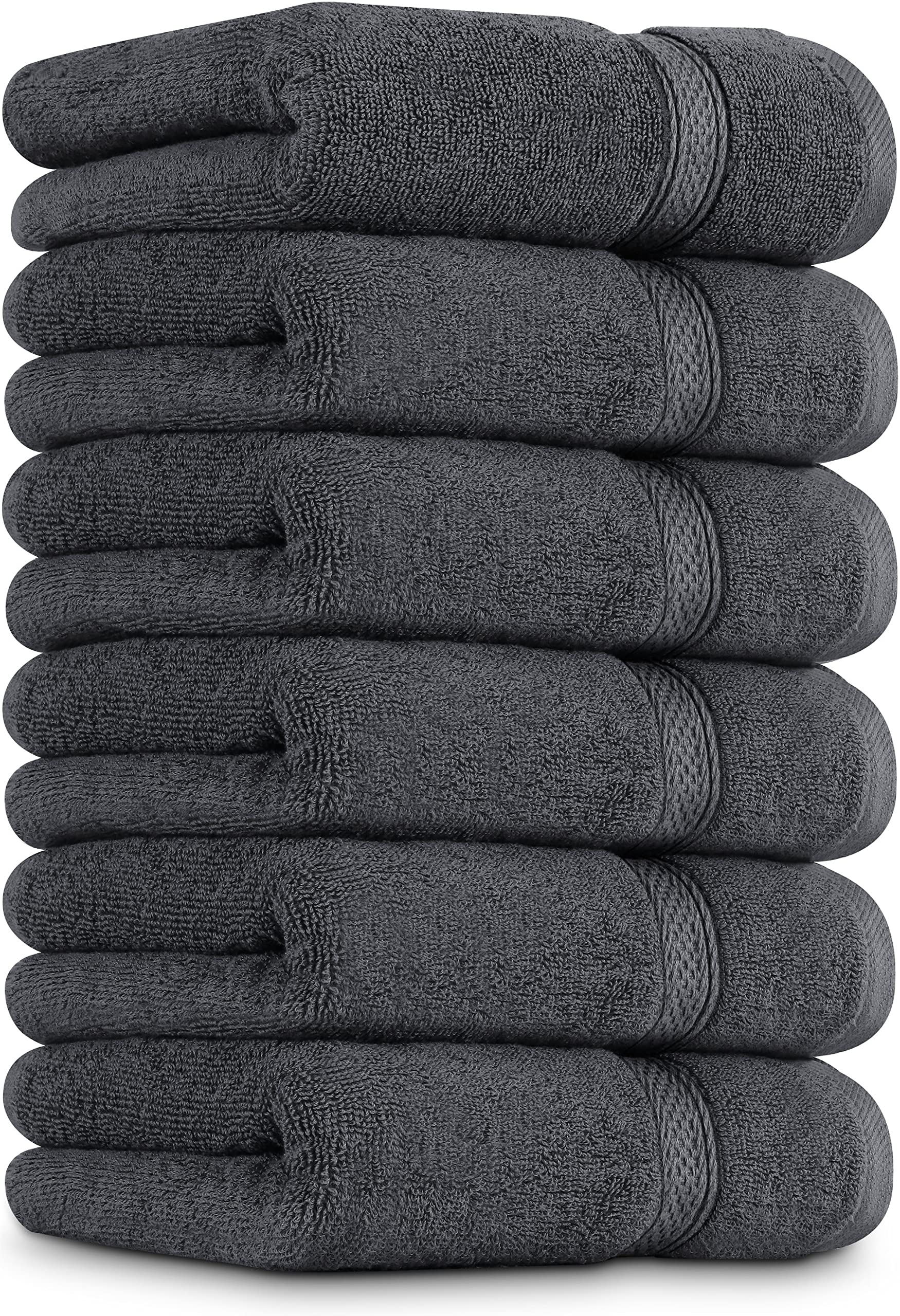 Toallas De Mano Utopia Towels Premium, 100% Algodón, 16 X 28 Cm, Gris 6P