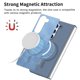 thumbnail image 3 of Magnetic Slim Case for Samsung Galaxy Z Fold 5 with Camera Guard & Anti-Scratch Back Blue, 3 of 5