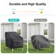 thumbnail image 5 of Fundas para sillas de patio BROSYDA impermeables, 2 unidades, 97 x 79 x 74 cm, 5 of 8