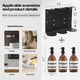 thumbnail image 4 of Dispensador de jabón KUSVADO de vidrio montado en pared con acero inoxidable, 4 of 7