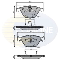 Pastillas Freno Para Auto Comline Cbp02033