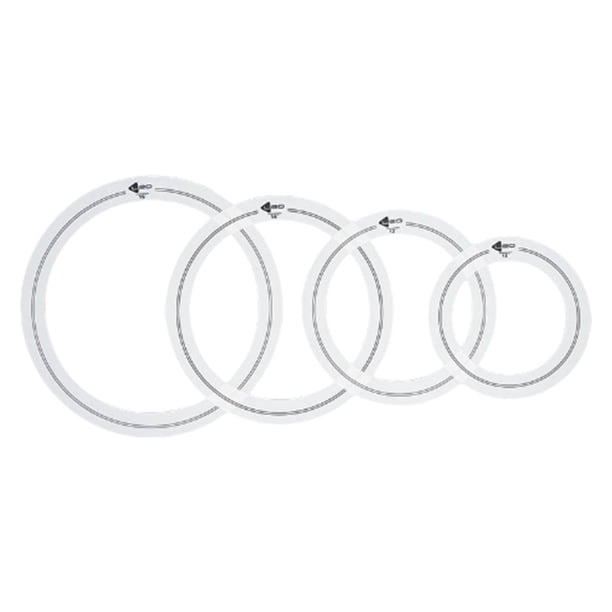 4 Piezas De Amortiguadores De Tambor, Anillos Silenciosos, Piezas De Tambor, Accesorios, Resistentes, Prácticos, Portátiles, 16 Pulgadas, 14 Pulgadas, 12 Pulgadas, 10 Pulgadas
