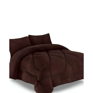 Genérico - Cobertor Elegante De Invierno Unicolor Plush Con Chiporro Plaza Y Media S51