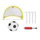 thumbnail image 2 of Portería De Fútbol Emergente Premium Plegable Durable Amarillo Porterías Portátiles Redes 80cm, 2 of 5
