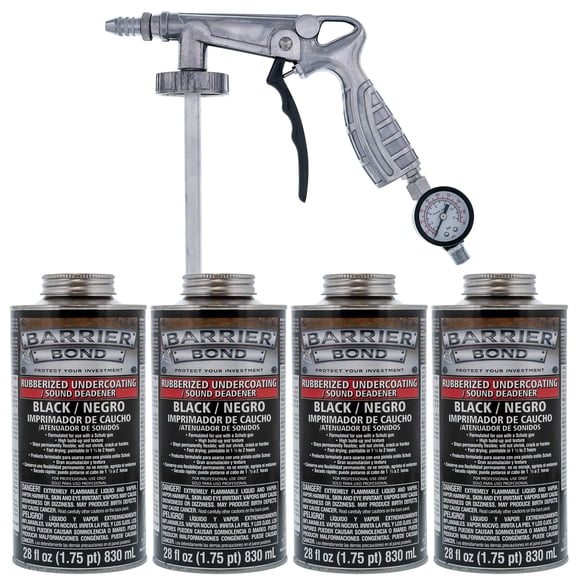 Kit amortiguador de sonido con revestimiento inferior de goma Barrier Bond