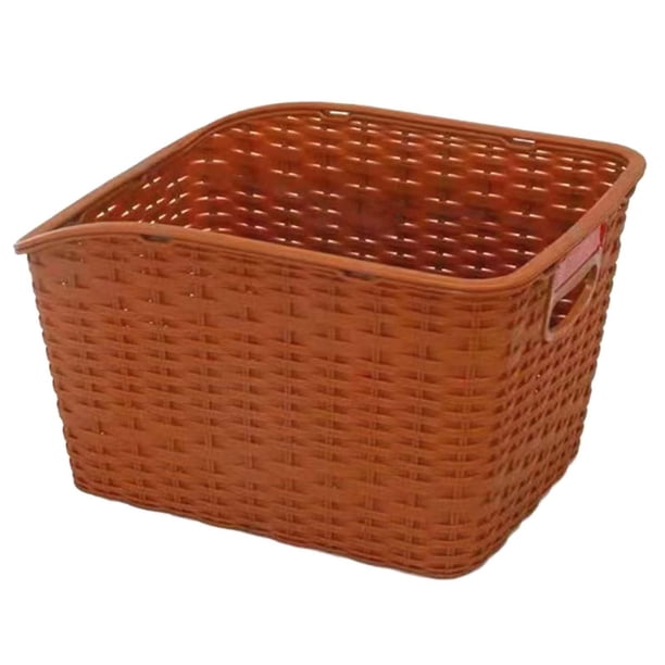 Cesta trasera para bicicleta, cesta de almacenamiento para bicicletas de montaña, organizador de artículos diversos, contenedor de almacenamiento para