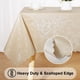 thumbnail image 4 of Mantel rectangular Smiry de vinilo impermeable 150 x 210 cm, color beige, 4 of 8