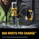 thumbnail image 3 of Remachadora inalámbrica DEWALT 20V MAX XR 3/16 Bare Tool DCF403B, 3 of 8