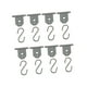 thumbnail image 1 of Clips Para Toldo, Se Desliza En El Canal Del Toldo, Soporte Para Luz De Fiesta, Orificios Dobles, 8 Piezas, 1 of 5