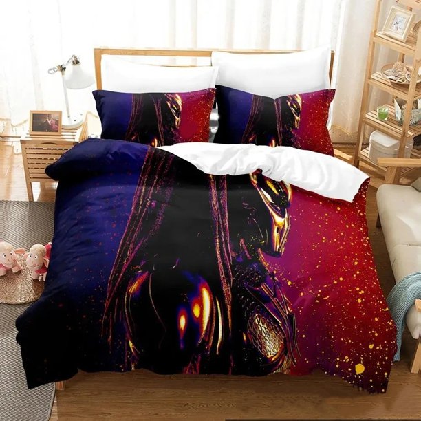 Movie The Predator Bedding Set Boys Girls Duvet Cover Pillowcase Bed boys Adult Home Textileextile