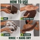 thumbnail image 5 of Esponja de Red Africana SubSahara, Pack de 2, Esponja Exfoliante de Baño de 45 Pulgadas, 5 of 9