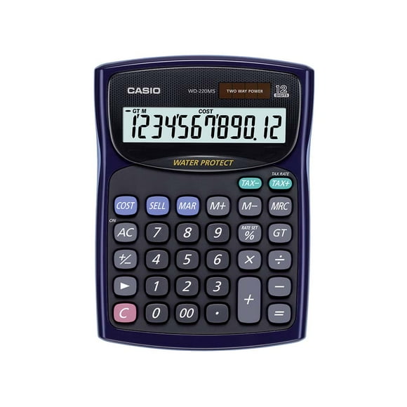 Calculadora WD-220MS-BU a Prueba de Agua