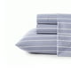 thumbnail image 1 of Juego de sábanas Nautica Home 4 piezas microfibra 2 plazas lineas azules, 1 of 7