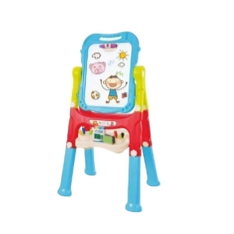 Genérico - Pizarra Magnética Azul Doble Cara 110Cm De Alto