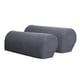 thumbnail image 3 of Sofá reposabrazos cubre antideslizante brazo estiramiento mueble protector gris, 3 of 3
