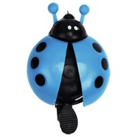 Magideal - Timbre Infantil Bicicleta Para Niños Niñas Con Diseño De Mariquita Campana Resistente De Aleación De Aluminio Sonido Fuerte Y Decoración Para Manillar Azul
