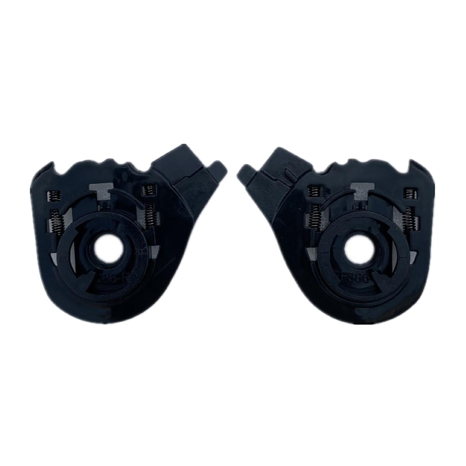 Magideal - 2 Bases De Lente Para Casco De Motocicleta, Accesorios, Soportes De Visera Para Cascos De Licencia Lateral, Aptos Para Ff394 Ff325 Ff386 386 325.