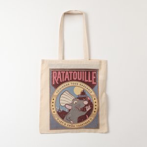 Totebag Niño Beige Ratatouille Pixar Disney