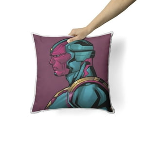 Creango - Cojin Decorativo Vision Marvel Comic