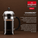 thumbnail image 3 of Cafetera Prensa Francesa 350 ml, blanco, 3 of 6