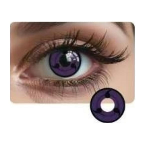 Lentes de Contacto - Fantasía - Sharingan - Lila lila S