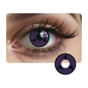 Genérica - Lentes De Contacto - Fantasía - Sharingan - Lila Lila S