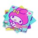 thumbnail image 3 of Set de posavasos de cristal Sanrio Hello Kitty and Friends x4, 3 of 9